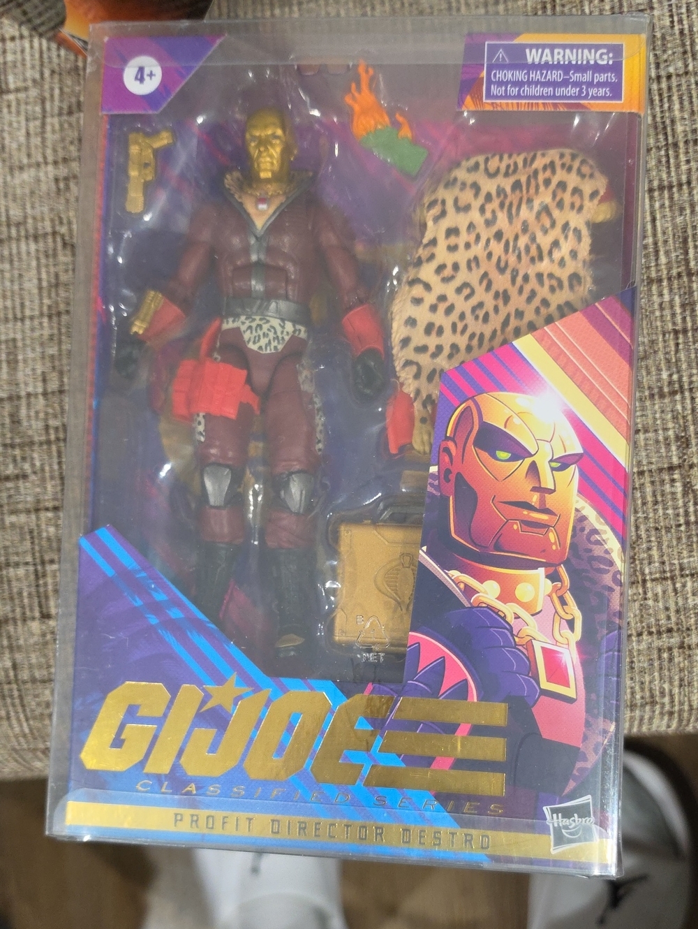 Hasbro G.I. Joe Profit Director Destro Action Figure - Gold & Red
